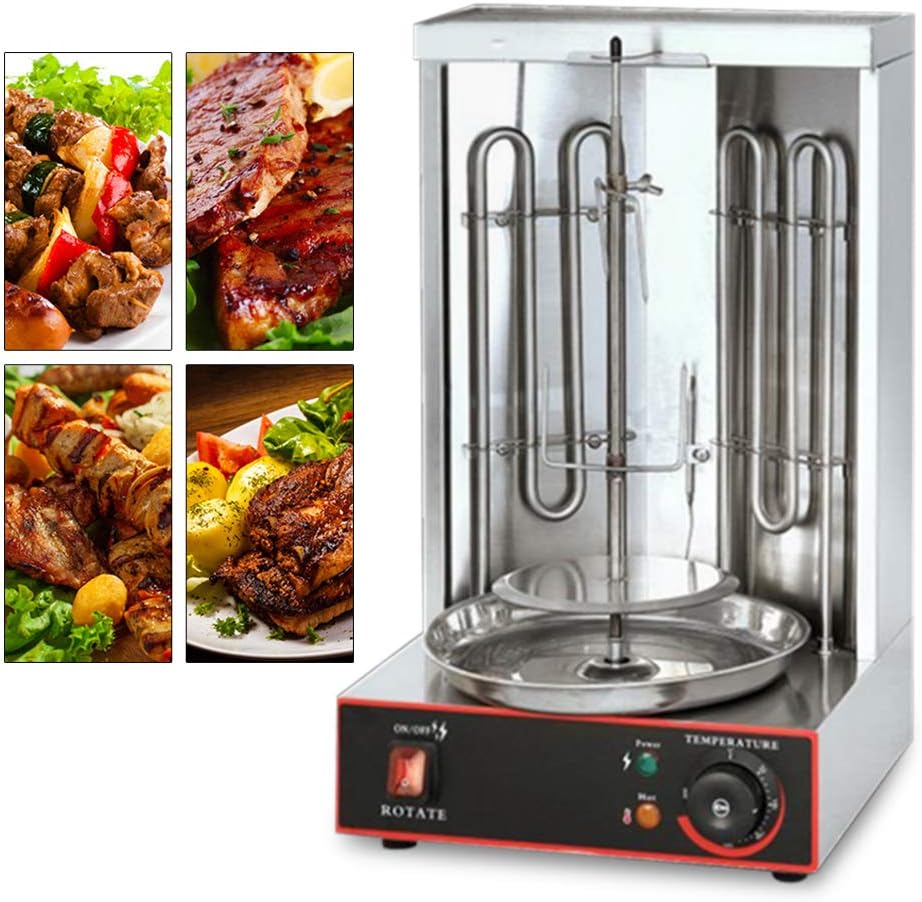3KW Elektrische Grill Machine Gyrosmaschine Edelstahl Doner Kebab Elektro Dönergrill Dönermaschine B