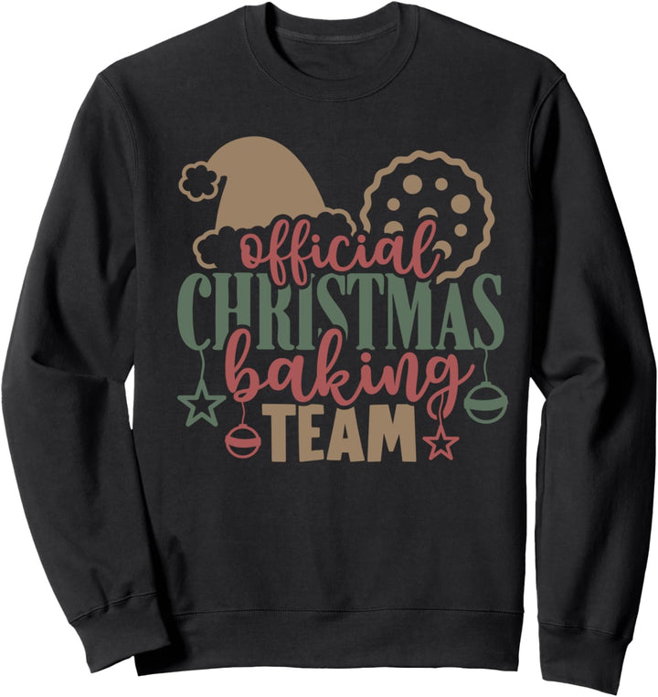 Offizielles Weihnachtsbackteam für Weihnachten Sweatshirt