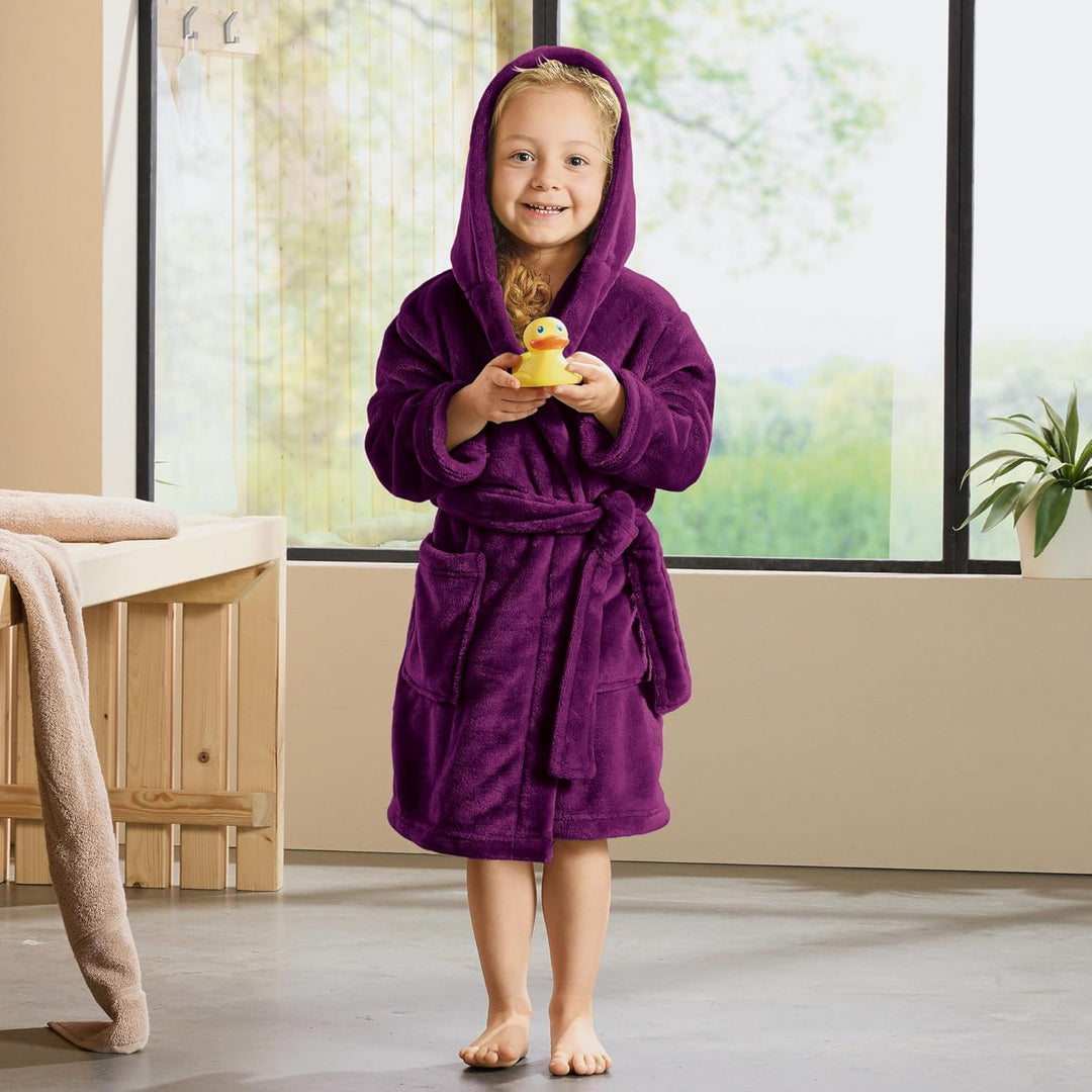 REDBEST Unisex-Bademantel Perris mit Kapuze - pures Kuschelvergnügen, samtweiche Qualität, schnell t