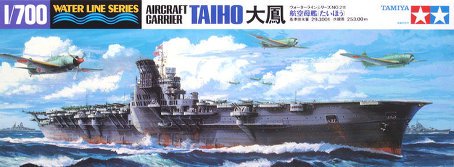 TAMIYA 300031211 - WL Japanischer Flugzeugträger Taiho, Militär-Bausatz 1:700
