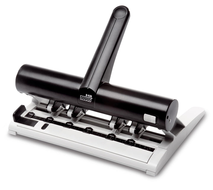 Novus Zeitplaner-Locher B 430 Mehrfachlocher, metall, variabel, 4 Stanzsegmente, Stanzsegmente