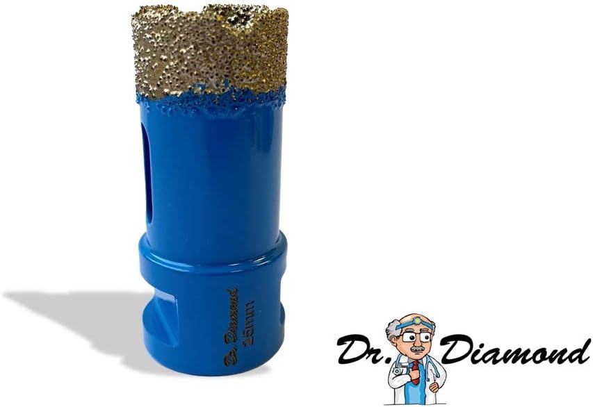 Dr. Diamond | Diamant Fliesenbohrer Blue Diamond für Fliesen & Feinsteinzeug Lochsäge für Winkelschl