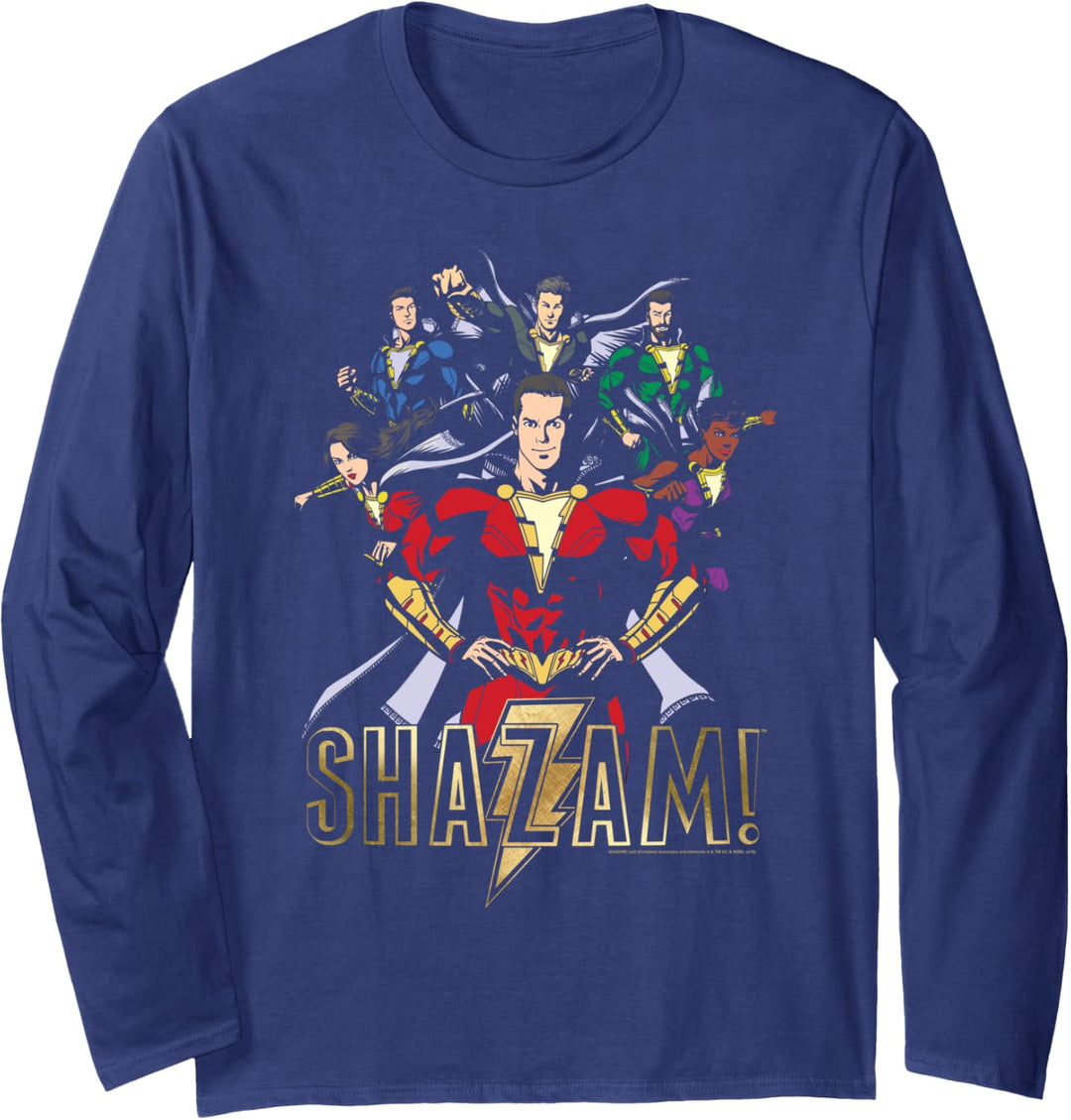 Shazam! Movie Hero Group Langarmshirt