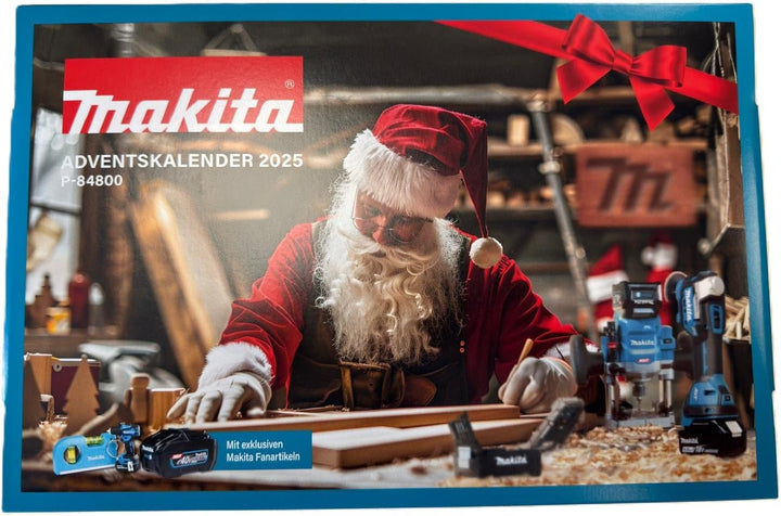 Makita Adventskalender 2025 Gefüllt mit 78-tlg. Satz hochwertigem Markenwerkzeug
