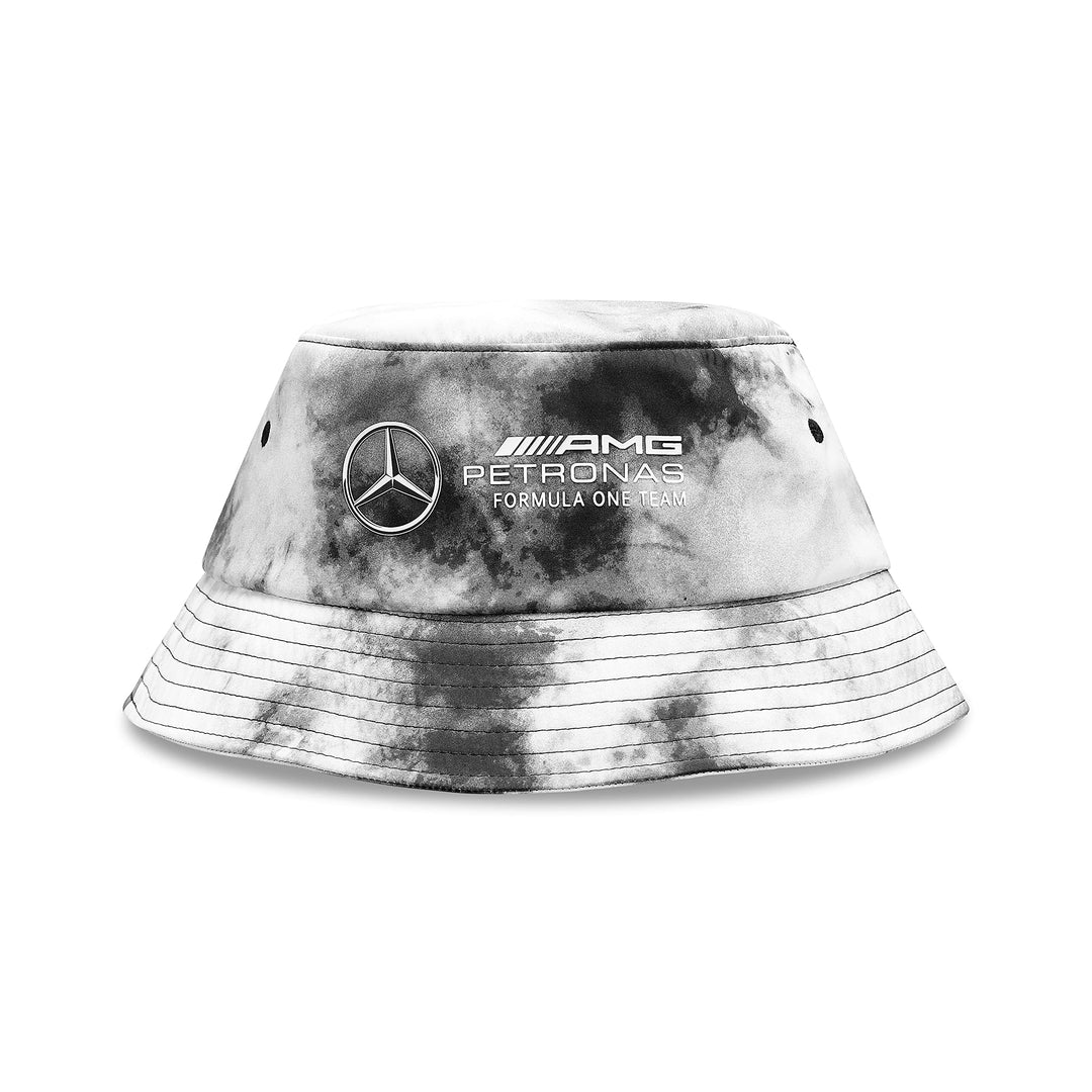 MERCEDES AMG PETRONAS Formula One Team - Tie-Dye-Bucket-Kappe - Grau - Unisex - Grösse: Einheitsgrös