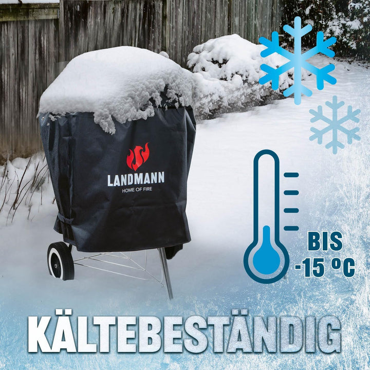Landmann Grillabdeckung | PVC Grillzubehör - Wetterfest | Abdeckhaube für Grills | Grillhaube, Abdec