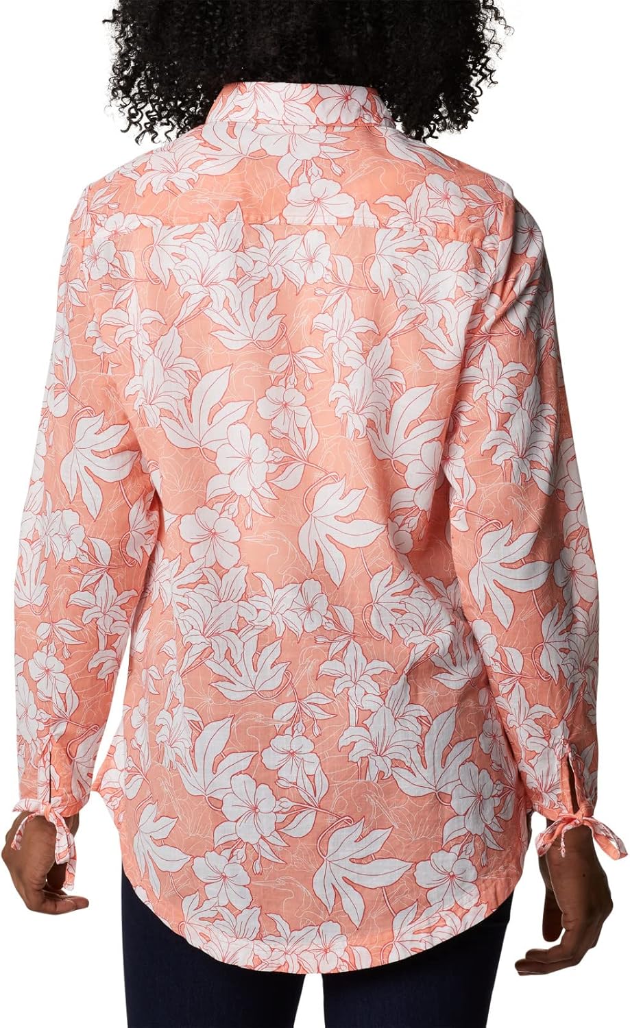 Columbia Damen Camp Henry Ii Tunic Camp Henry II Tunika XS Coral Reef Lakeshore Floral, XS Coral Ree