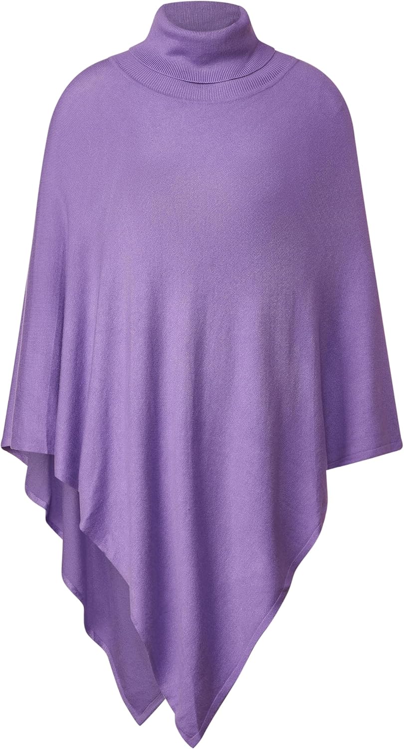 Street ONE Damen Poncho Einheitsgrösse Lupine Lilac, Einheitsgr&#xF6;&#xDF;e Lupine Lilac