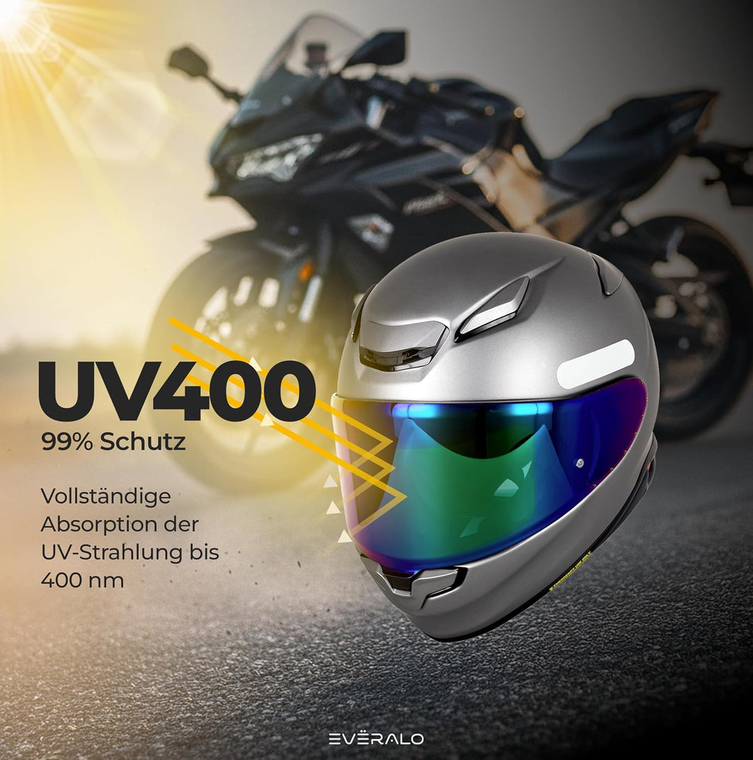 Visier Kompatibel Mit Shoei Nxr 2 - Z8 - Xspr Pro - X15 - Cwr F2 – Pinlock-Ready Helmvisier (Iridium
