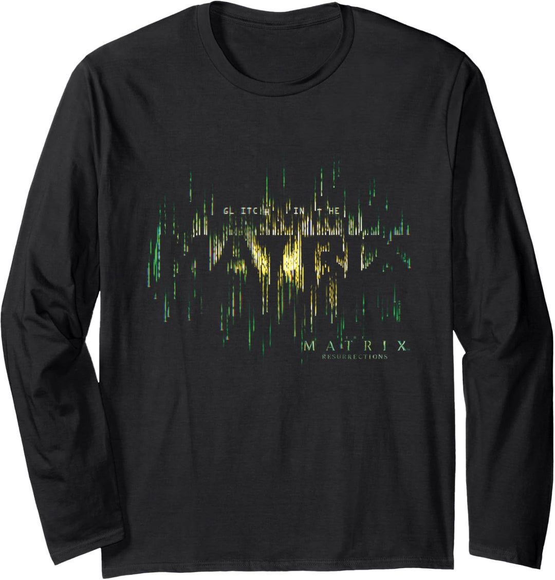 The Matrix 4 Glitch In The Matrix Langarmshirt
