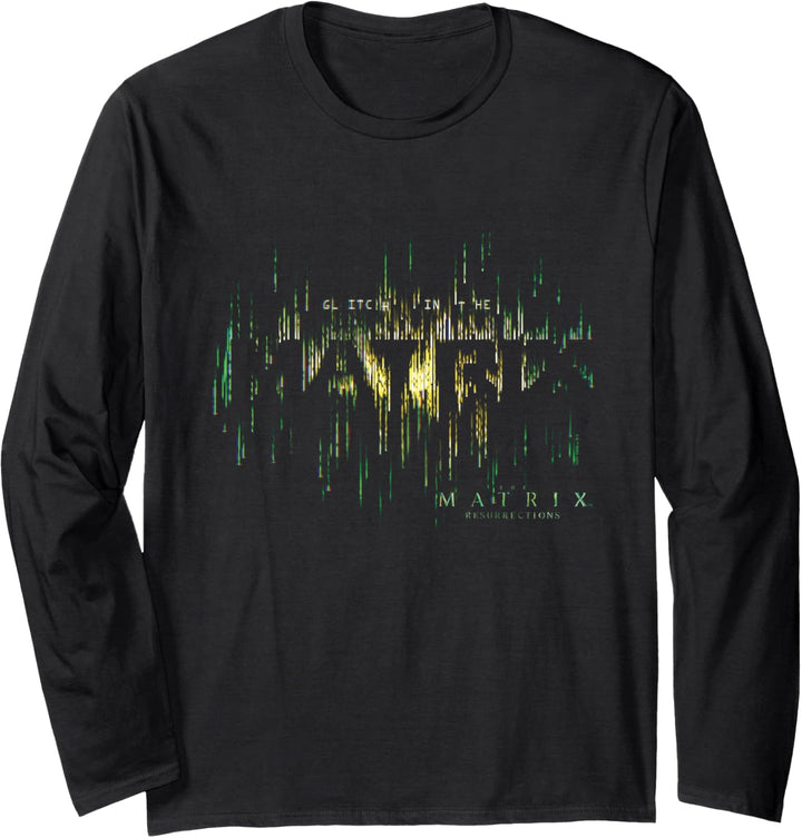 The Matrix 4 Glitch In The Matrix Langarmshirt