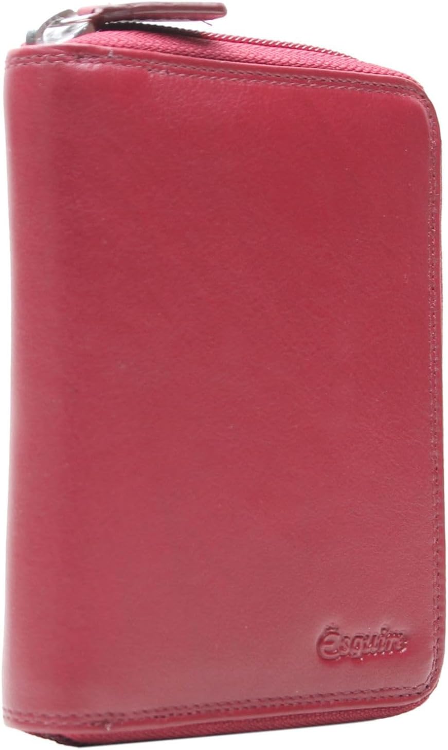 Esquire Duo Leder Damen Reissverschluss Geldbörse 0956-59 Rot aus Leder