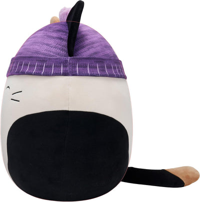 Squishmallows SQCR04208 - Cam die Katze mit Mütze 40 cm, offizielles Kelly Toys Plüsch, superweiches