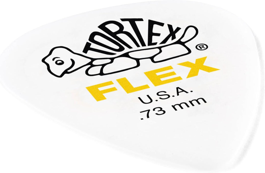 Médiators Jim Dunlop 0,73mm Tortex Flex 0,73mm sachet de 72 0,73mm Sachet de 72 gelb, 0,73mm Sachet