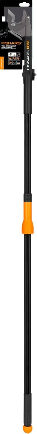 Fiskars Amboss-Schneidgiraffe für trockenes und hartes Holz, Nicht teleskopierbar, Schnittwinkel um