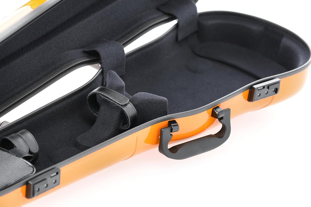 GEWA Violinformetui AIR 1.7 orange hochglanz, mit zusätzlichem Seitengriff, Made in Germany mit zusä