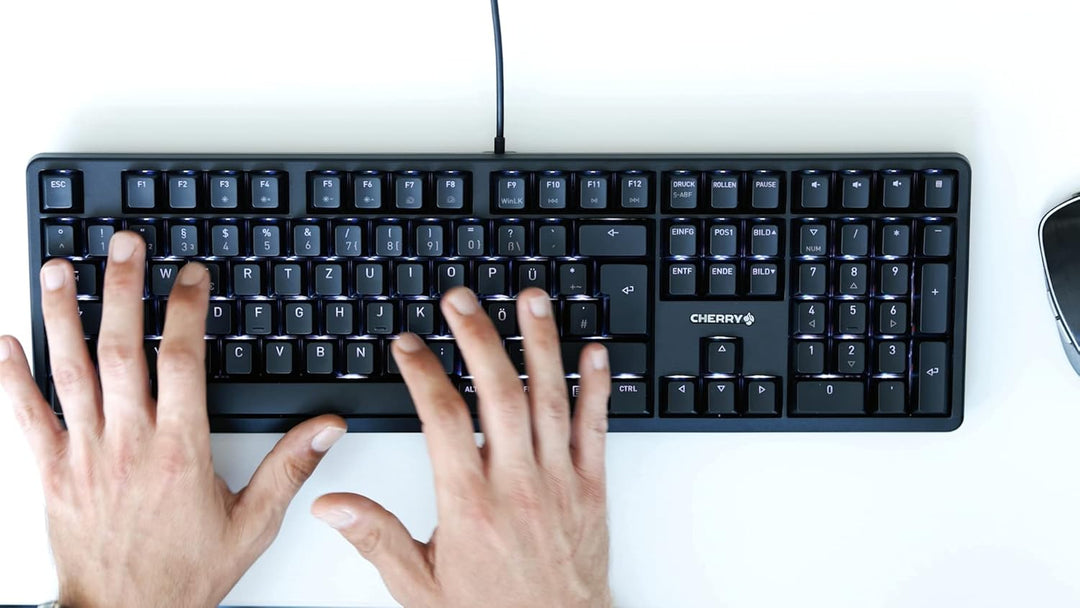 CHERRY G80-3000N RGB, mechanische Gaming-Tastatur mit RGB-Beleuchtung, Französisches Layout (AZERTY)