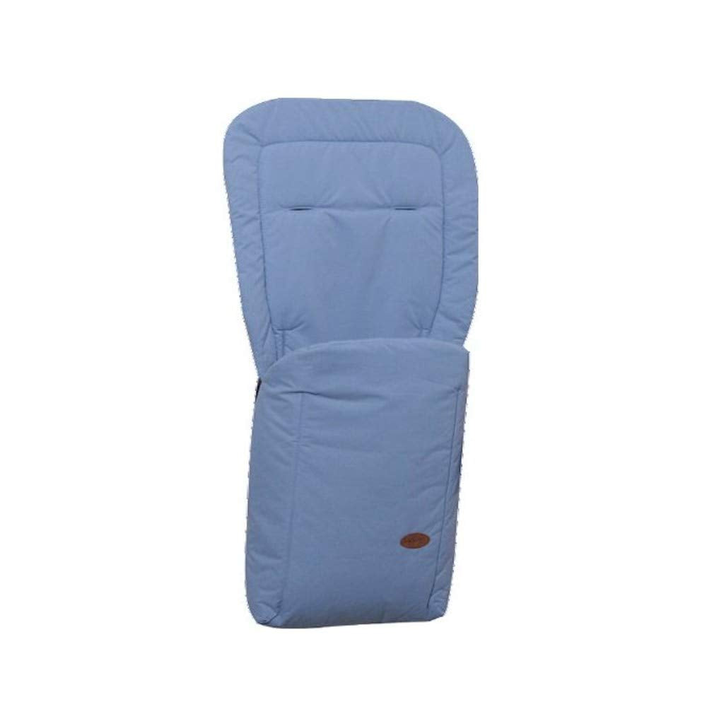 Asmi Classic Sommerfusssack Milano mit Antislide Rücken (Eisblau), Eisblau
