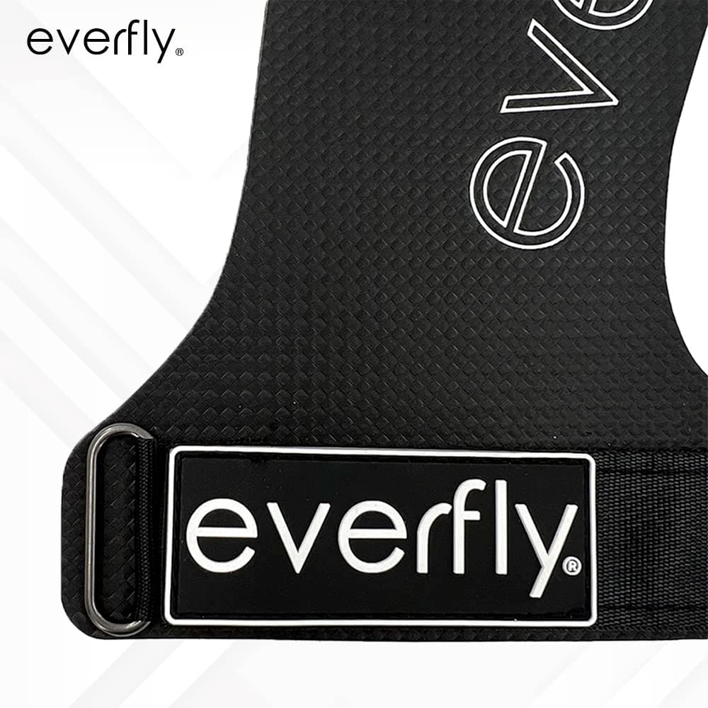 Everfly Fitness Handschuhe für Crossfit - Grips Herren Damen - Ohne Löcher - Carbonfaser - Trainings