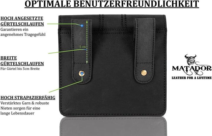 MATADOR Hüfttasche 3120 Schwarz, Schwarz