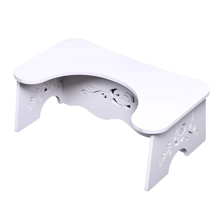 TFCFL Toilettenhocker, Anti-rutsch Tritthocker fr Badezimmer, Wei, Holzwerkstoff, Klassisch, WC Hock