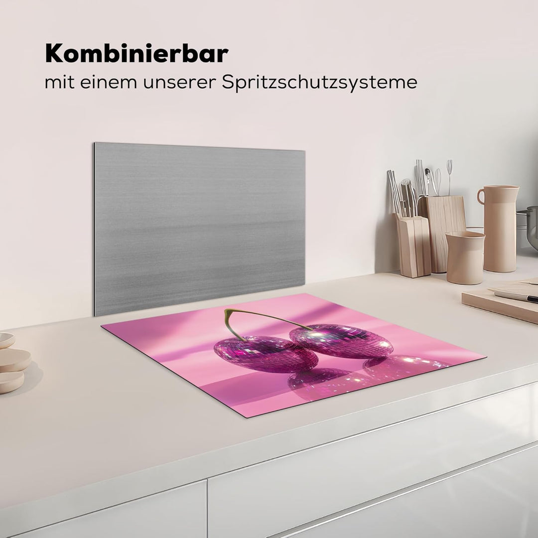 KitchenYeah© Herdabdeckplatte Einteilig 59x51 cm Küche Ceranfeld Abdeckplatte Cerankochfeld Abdeckun