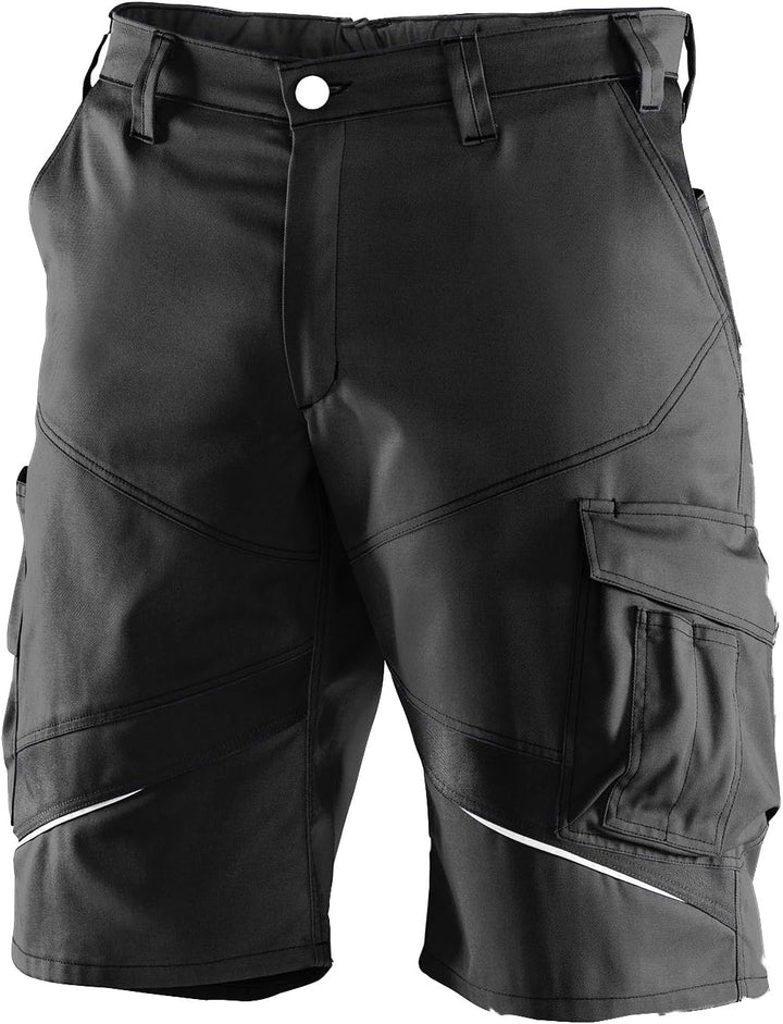 KÜBLER Workwear KÜBLER ACTIVIQ Arbeitsshorts schwarz, Grösse 54, Herren-Arbeitsshorts aus Mischgeweb