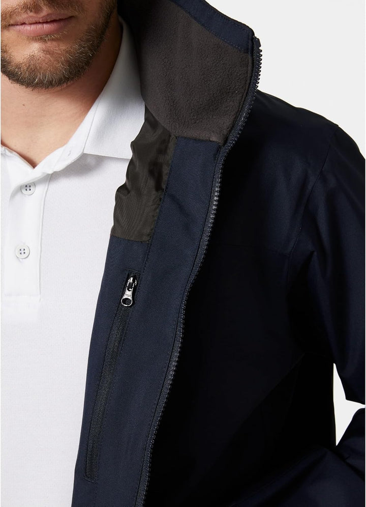 Helly Hansen Herren Crew Hooded Jacke Jacke (1er Pack) S 597 Navy, S 597 Navy