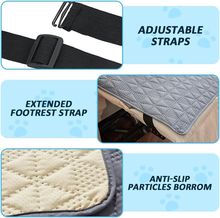 DUJUIKE Wasserdicht Sesselschoner Sesselauflage mit Armlehnen, Sesselschoner Bezug für Relaxsessel,