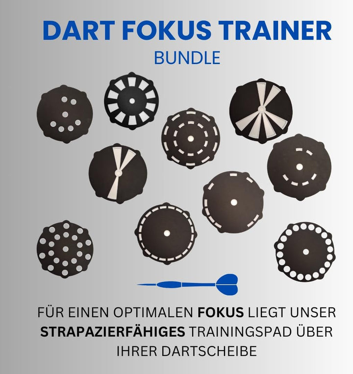 10er Set Target Foam Dart Trainer - Präzisionstraining Pad - Dartscheibe aus Schaumstoff - Dart Zube