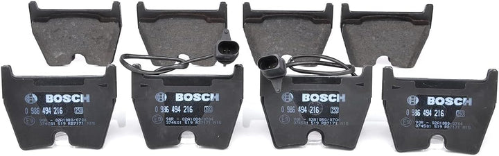 Bosch BP1152 Bremsbeläge - Vorderachse - ECE-R90 Zertifizierung - vier Bremsbeläge pro Set