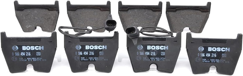 Bosch BP1152 Bremsbeläge - Vorderachse - ECE-R90 Zertifizierung - vier Bremsbeläge pro Set