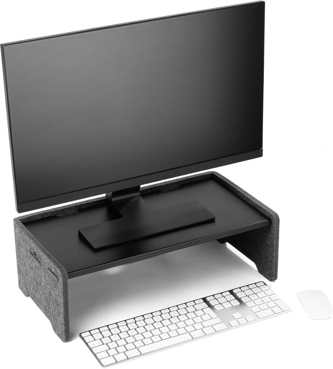 Durable Schreibtischaufsatz Effect für Monitore und Laptops, höhenverstellbar, aus 60% recyceltem PE