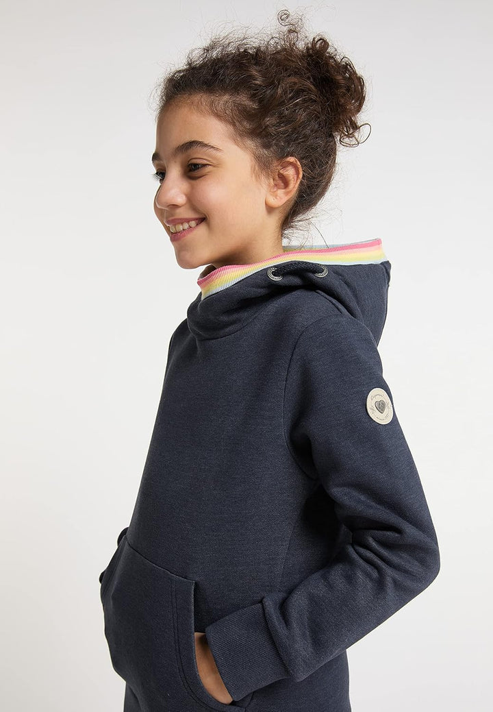 Ragwear Mädchen Sweatshirt Sweater Kapuzenpullover Pullover 152 Navy, 152 Navy