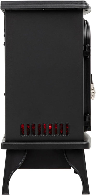 Heidenfeld Elektrokamin EK100 | 𝟯 𝐉𝐀𝐇𝐑𝐄 𝐆𝐀𝐑𝐀𝐍𝐓𝐈𝐄 - 2000 Watt - Energiesparende LEDs - Glasfront - 2