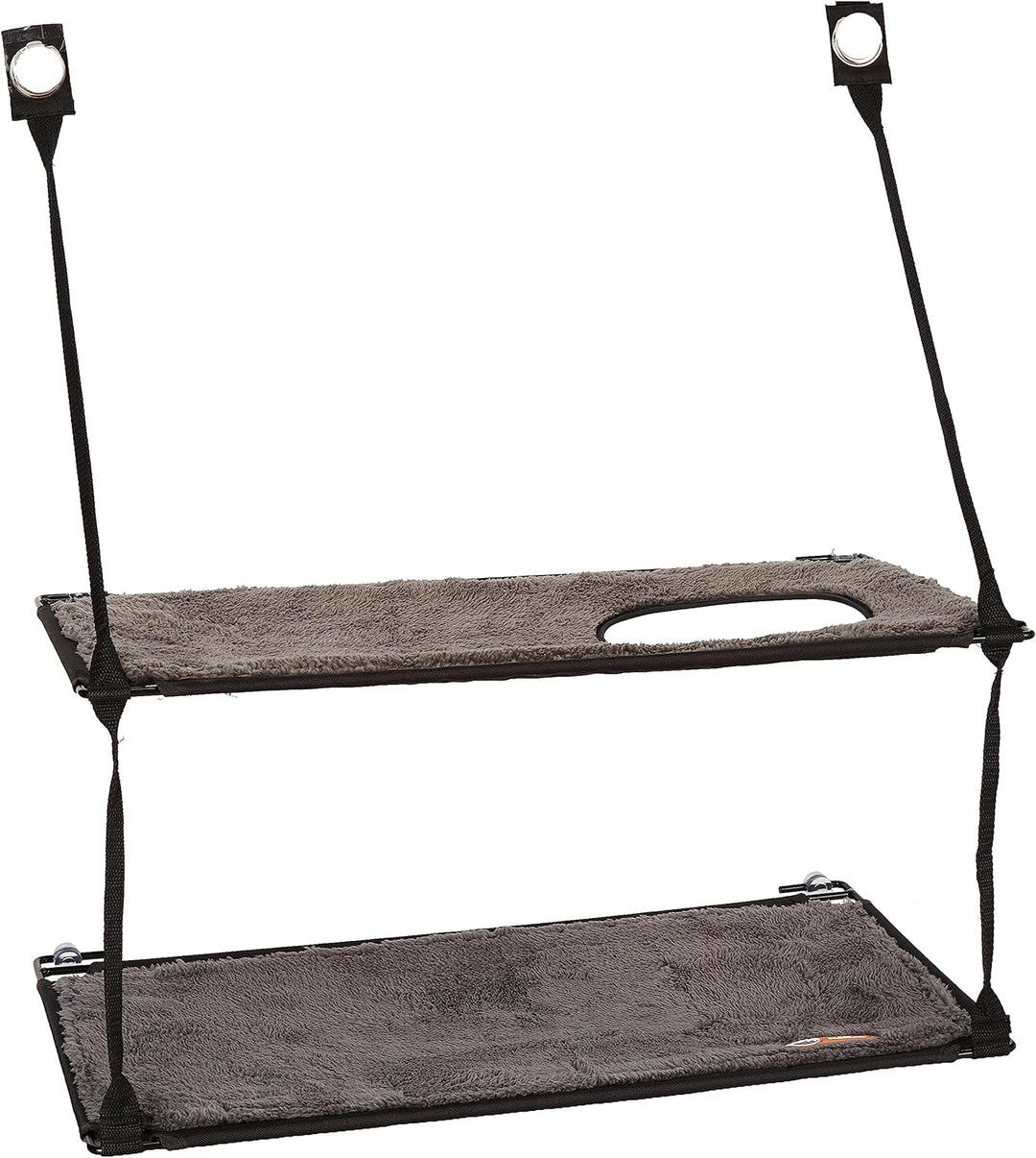 K&H 779092 EZ Easy Window Mount Kitty Sill, am Fenster zu befestigendes Katzenbett mit Zwei Ebenen D