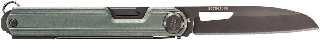Gerber Taschenmesser mit 4 Funktionen, Multitool mit glatter Klinge, ArmBar Slim Cut, Stahlgrün, Ede