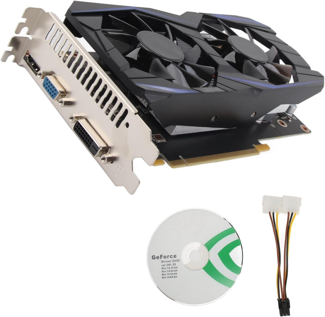 GTX550Ti Grafikkarte, 6GB 192BIT GDDR5 PCI E 2.0 Gaming Grafikkarte, Unterstützt DirectX11, 3D Stere
