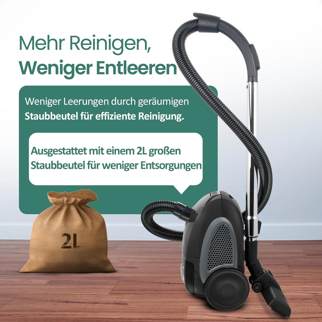 Emerio VE-109959.14, Staubsauger Sieger Preis/Leistung 05/2020 Haus&Garten Test, leistungsstark, 800