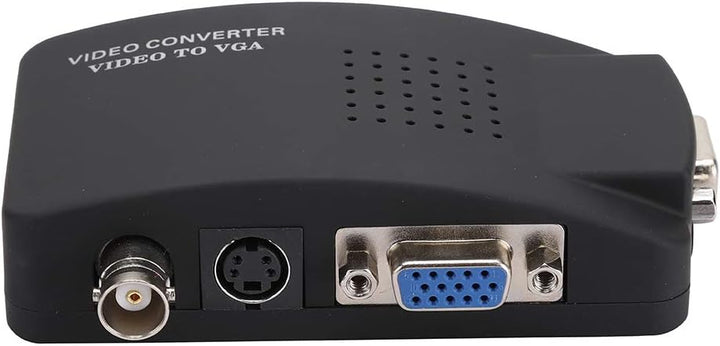 PUSOKEI BNC to HDMI Converter, BNC to VGA Video Converter for Computer PC EU Plug, BNC S-Video to VG