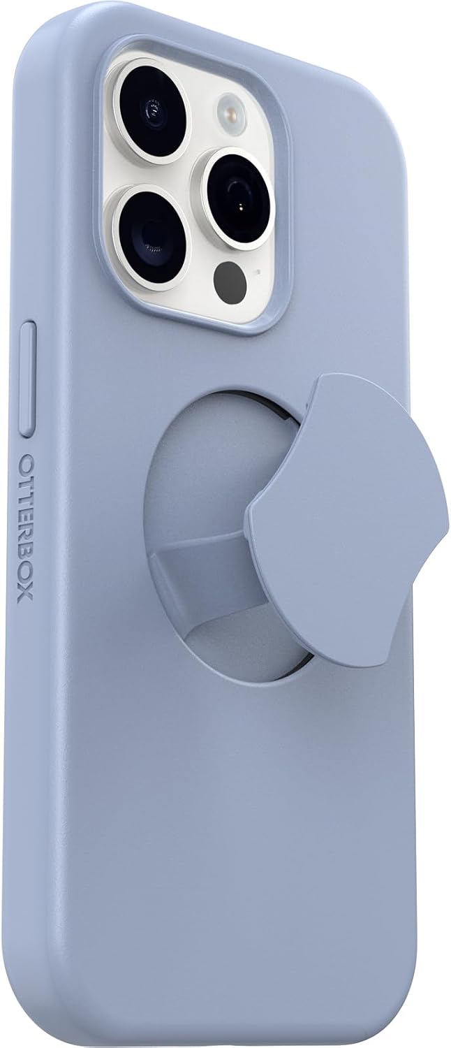 OtterBox OtterGrip Symmetry Hülle für iPhone 15 Pro für MagSafe, Sturzsichere, schützende Hülle mit