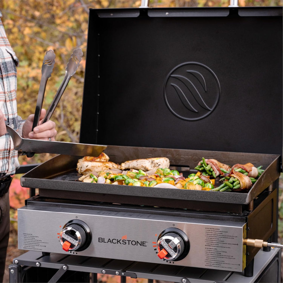 Blackstone 22″ Griddle Tischgrill mit 2 Brennern inkl. Deckel