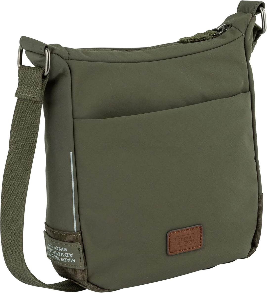 camel active Herren City Bb5 Umhängetasche 22,0 x 10,0 x 25,0 Khaki, 22,0 x 10,0 x 25,0 Khaki