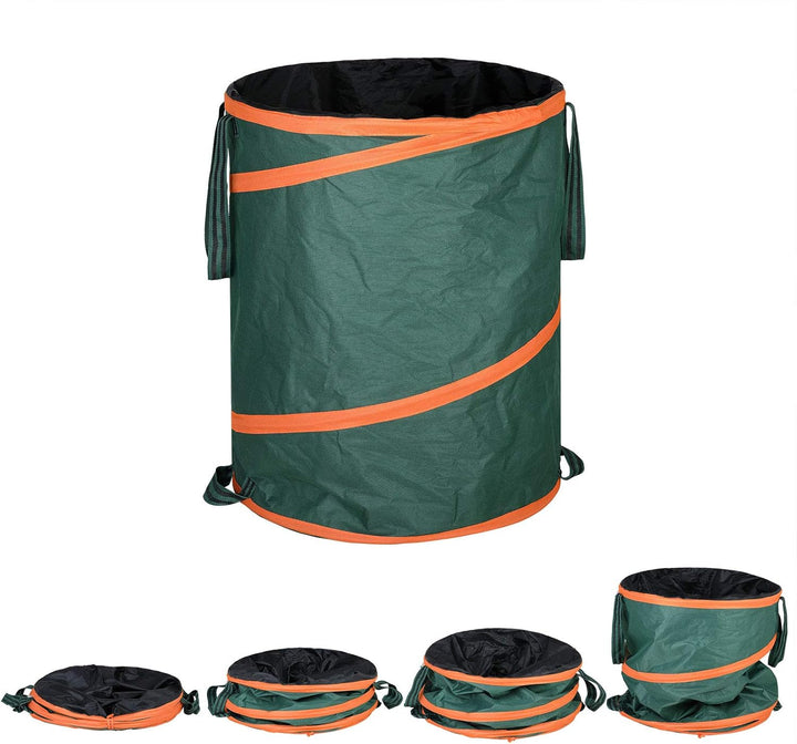 GARDEBRUK® Gartenabfallsack 3x165 Liter 30 kg Belastbarkeit stabil robust abwaschbar Garten Pop up R