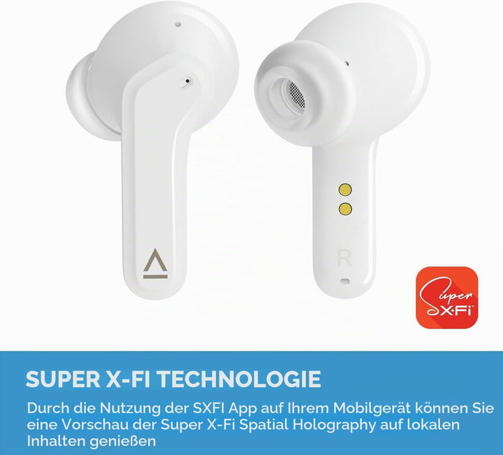 CREATIVE Zen Air Leichte, schweissbeständige True-Wireless In-Ear-Kopfhörer mit aktiver Geräuschunte