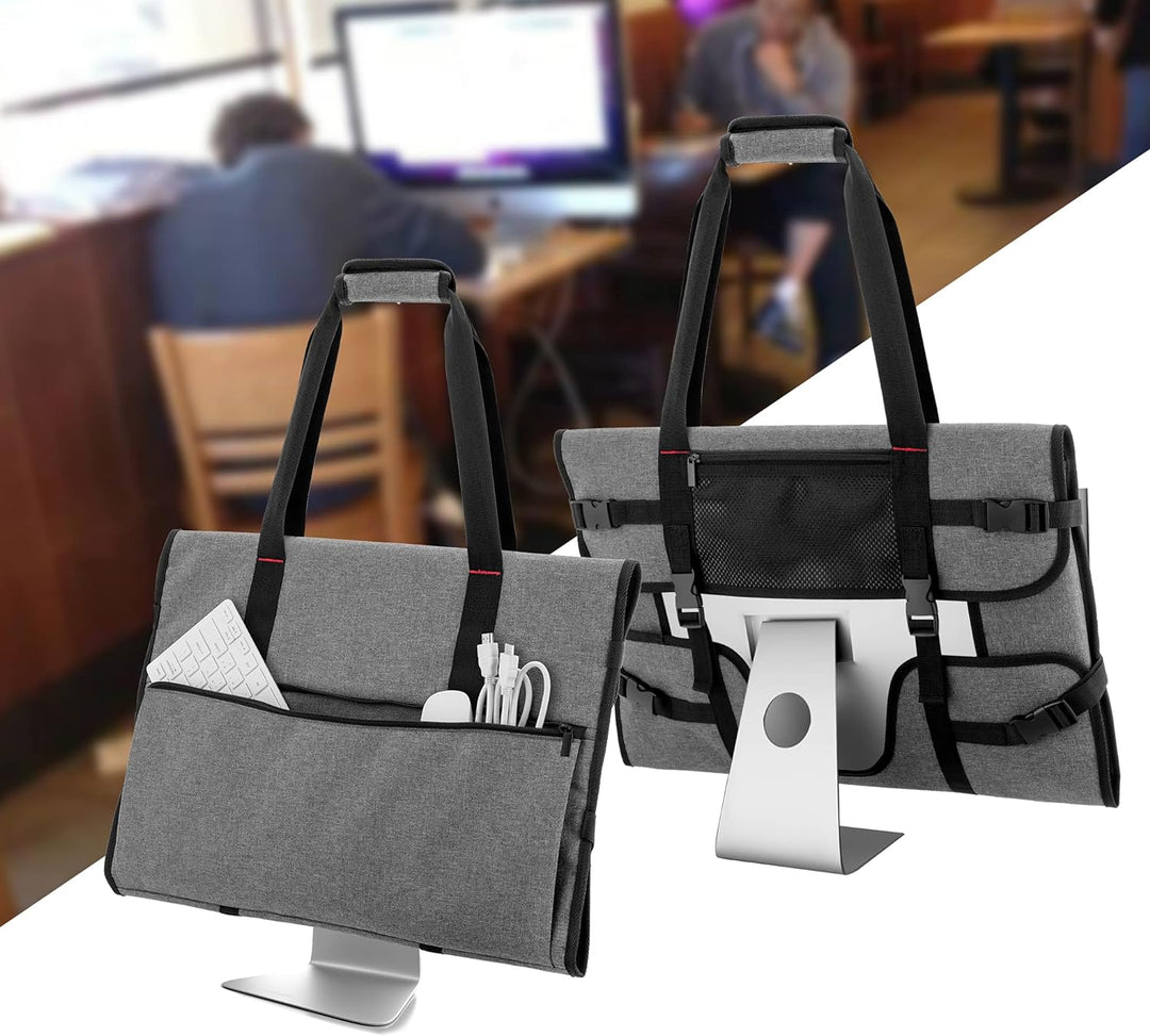 Trunab Monitortasche IMac-Transport Kompatibel mit iMac 21.5'' 24'' Monitor 24'', Abdeckung Schutz i