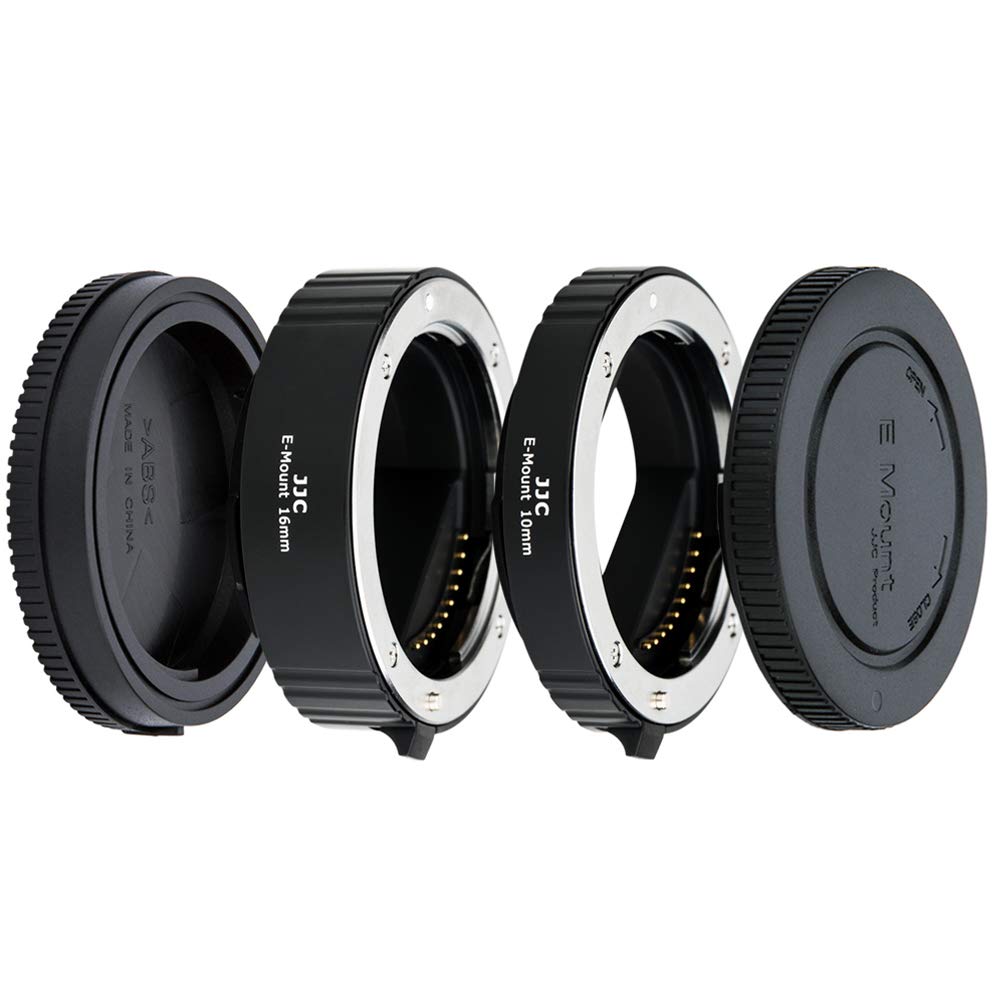 JJC Autofokus-Zwischenringe (AF) mit TTL-Belichtung für Makrofotographie 10mm und 16mm (Passen für S