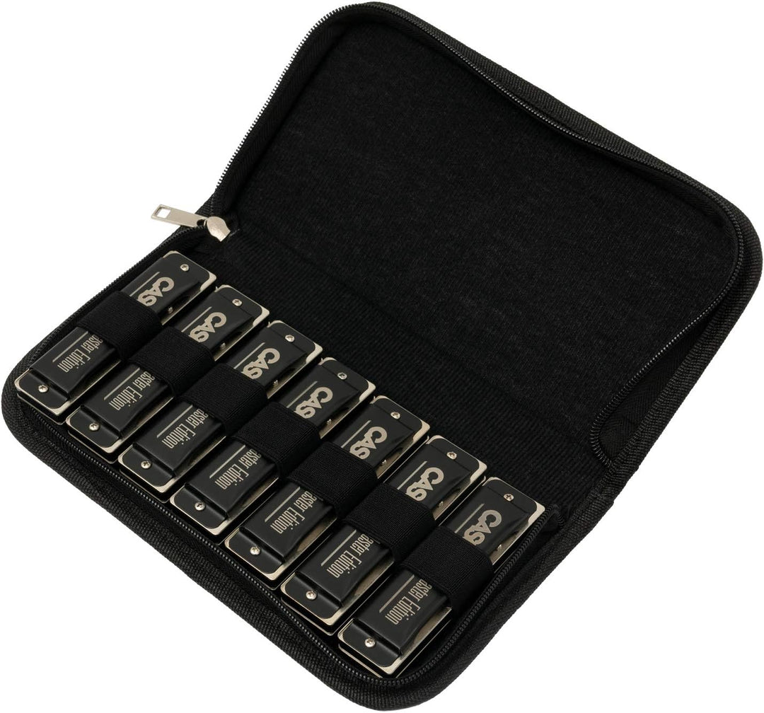 HH 2248 CASCHA Master Edition Harmonica Set mit Tasche, diatonisch, 7 Tonarten: C - D – E – F – G –