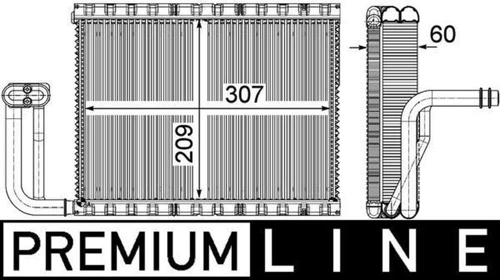 MAHLE AE 104 000P Verdampfer BEHR PREMIUM LINE