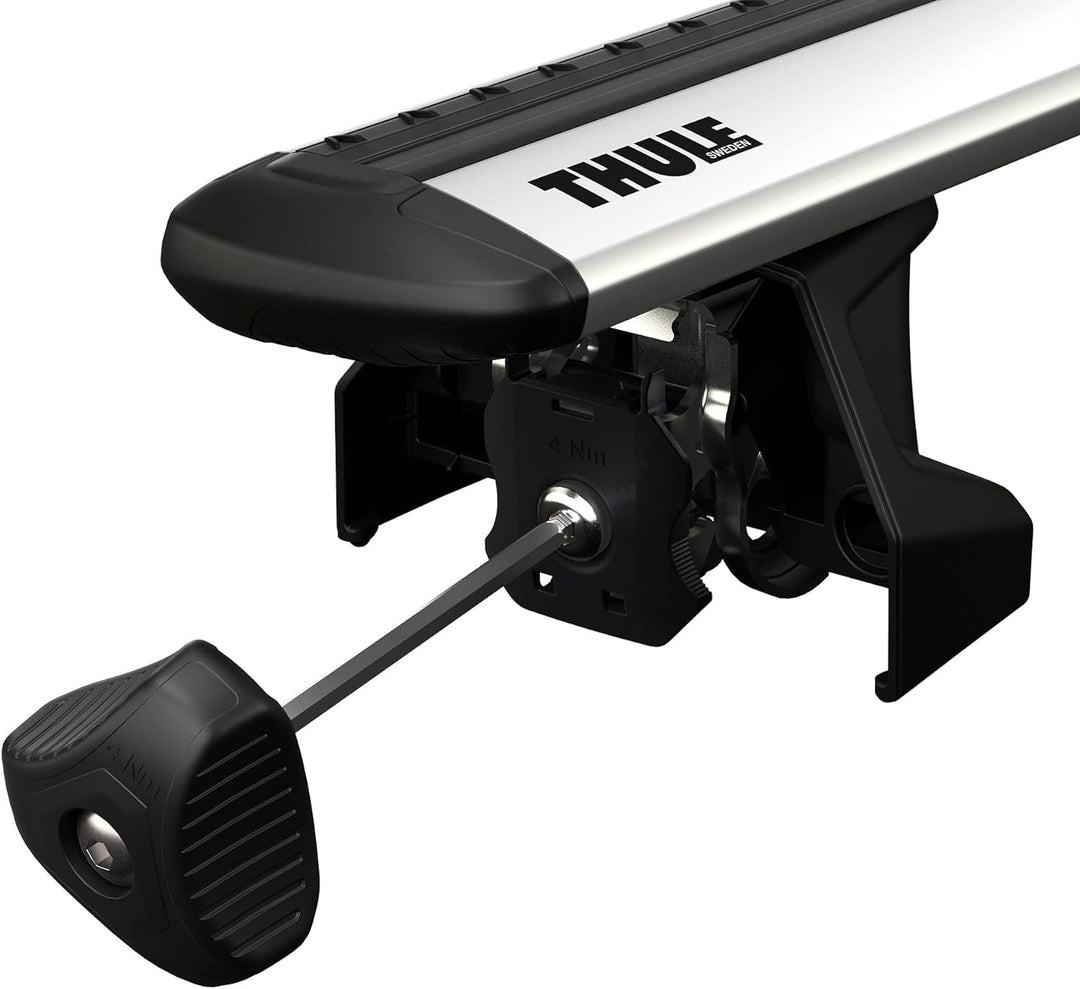 Thule Unisex Erwachsene 7107 Jgo Evo Fixpoint (X2) Füsse gepäckträger, Black (schwarz), Einheitsgrös